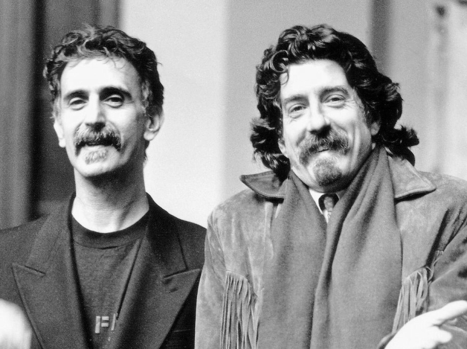 Frank Zappa et Fabio Treves - Milan, juin 1988