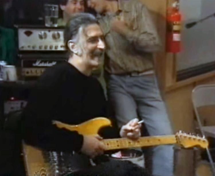 Frank Zappa nel gennaio 1993