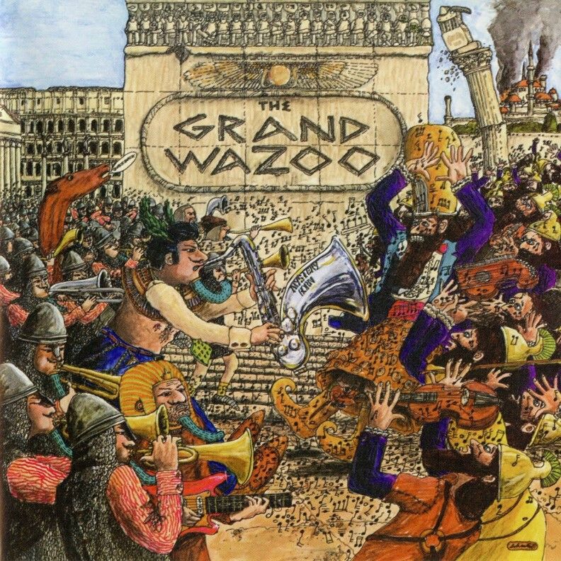 Cover von Cal Schenkel auf „The Grand Wazoo“